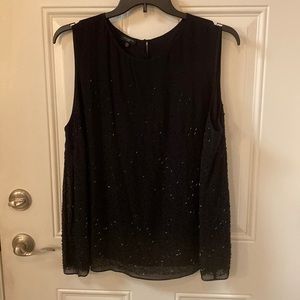 TALBOTS NWT Very Dressy Tank Top With Sheer Layers Front & Back, 20W, Orig $209